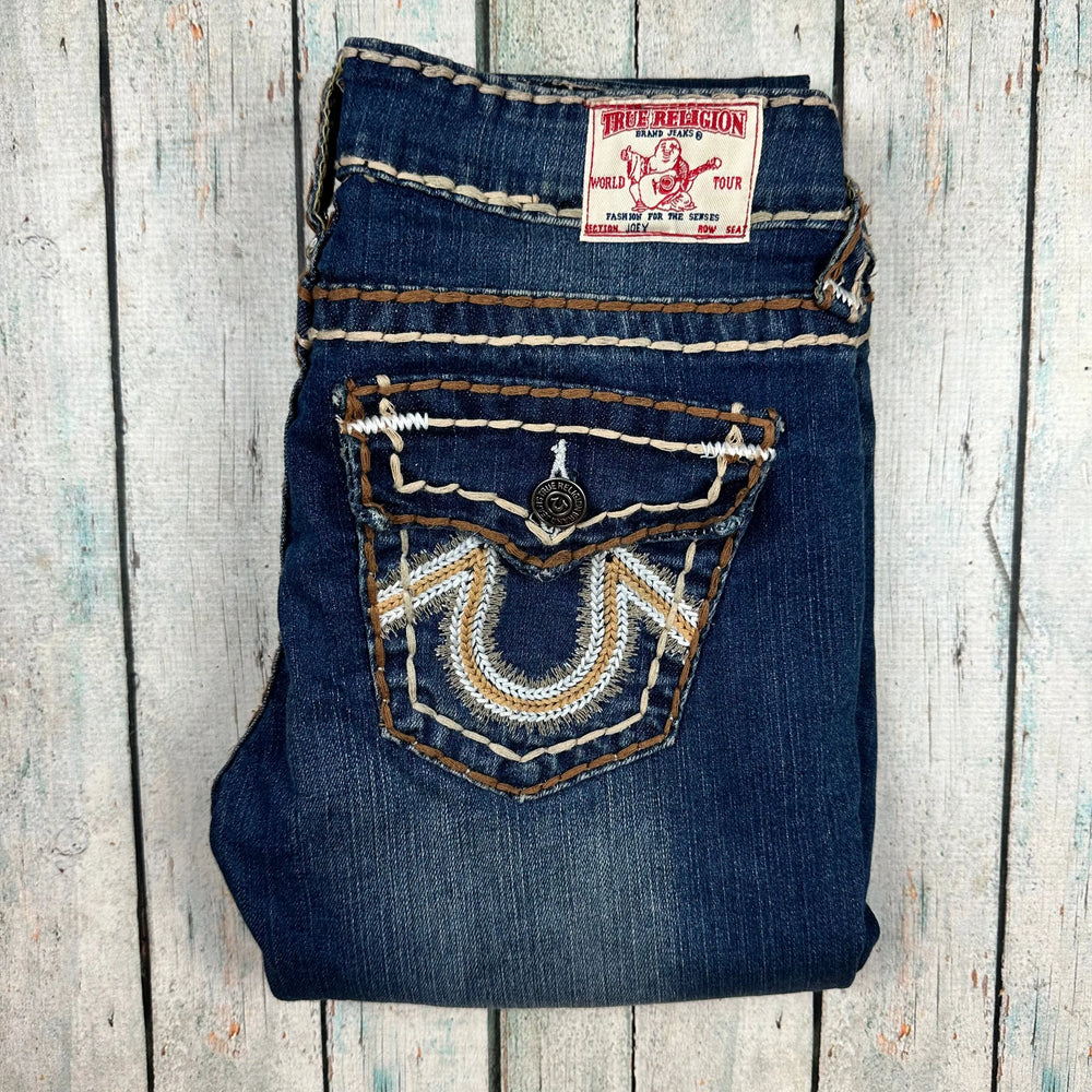 True Religion 'Joey' Chunky Stitch Jeans- Size 28 - Jean Pool