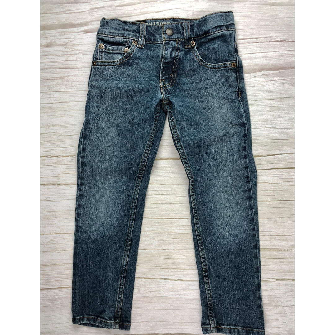 Levis Signature Classic Slim Straight Kids Jeans - Size 6Y - Jean Pool