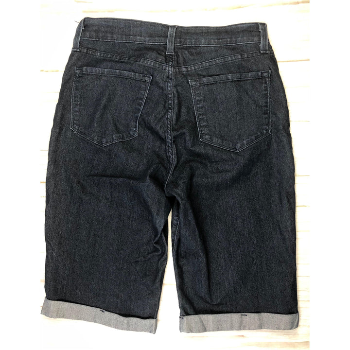 NYDJ - Lift & Tuck Blue Long Cuffed Shorts -Size 8US suit 10/12 - Jean Pool