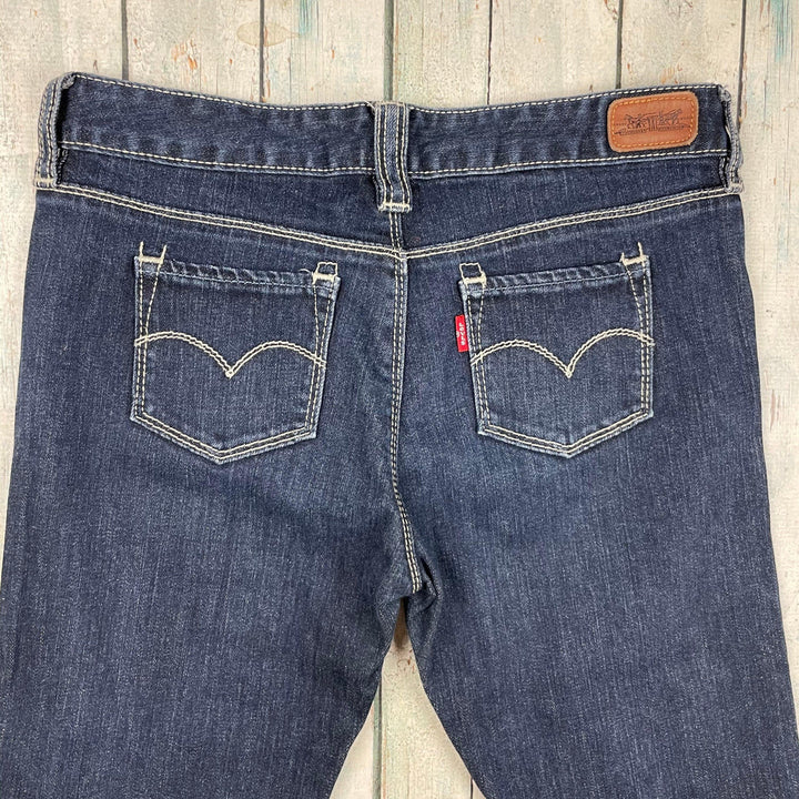 Ladies Levis Cigarette Leg Stretch Jeans -Size 29 - Jean Pool