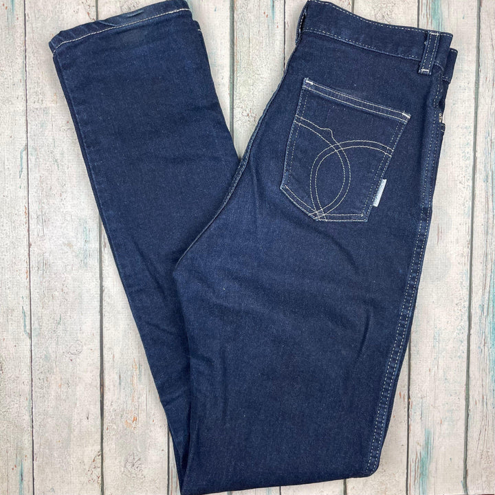 Bluegrass 1980's High Waisted Slim Australian Ladies Jeans - Suit Size 9/10 - Jean Pool