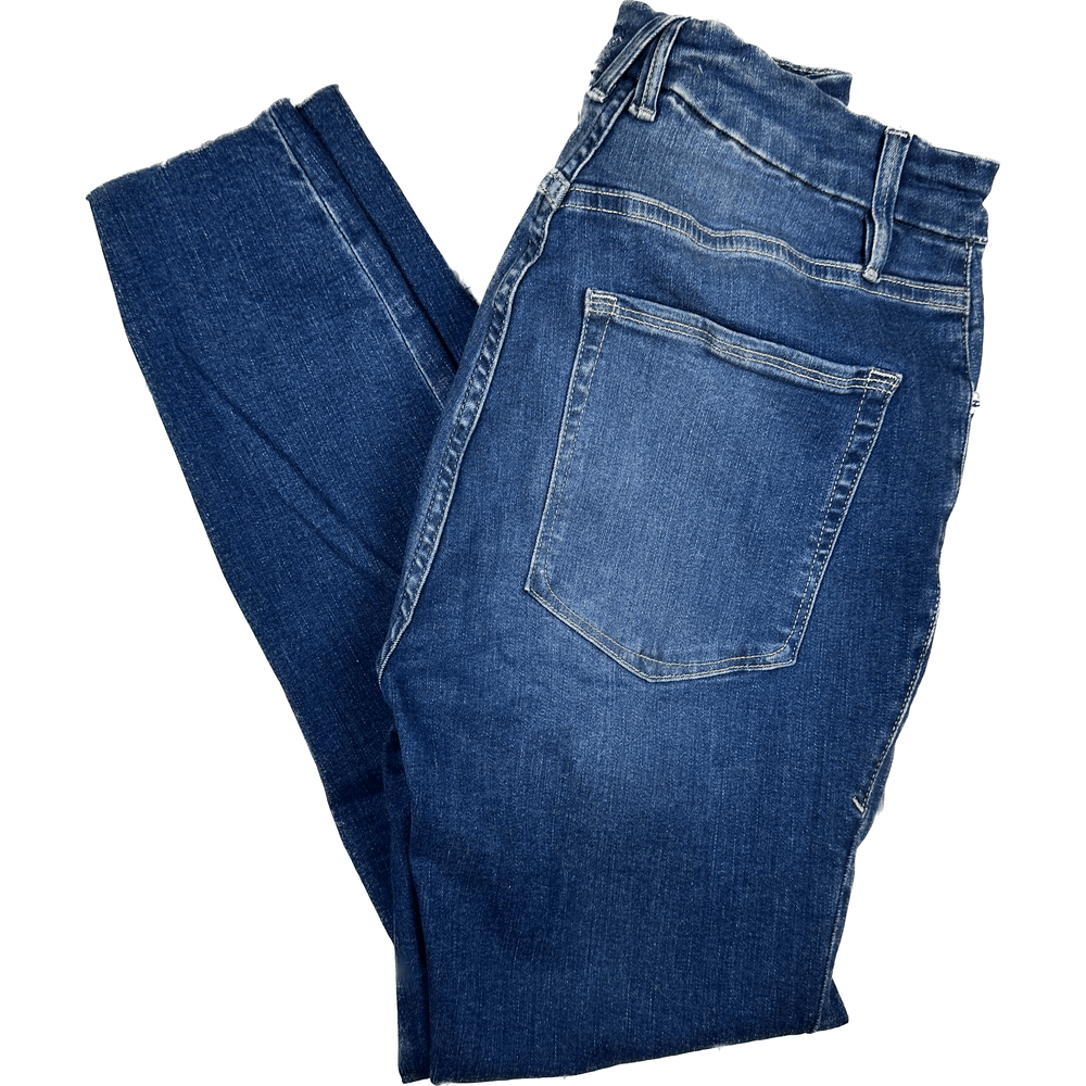 Good American 'Good Waist Crop' High Rise Skinny Jeans- Size 28" - Jean Pool