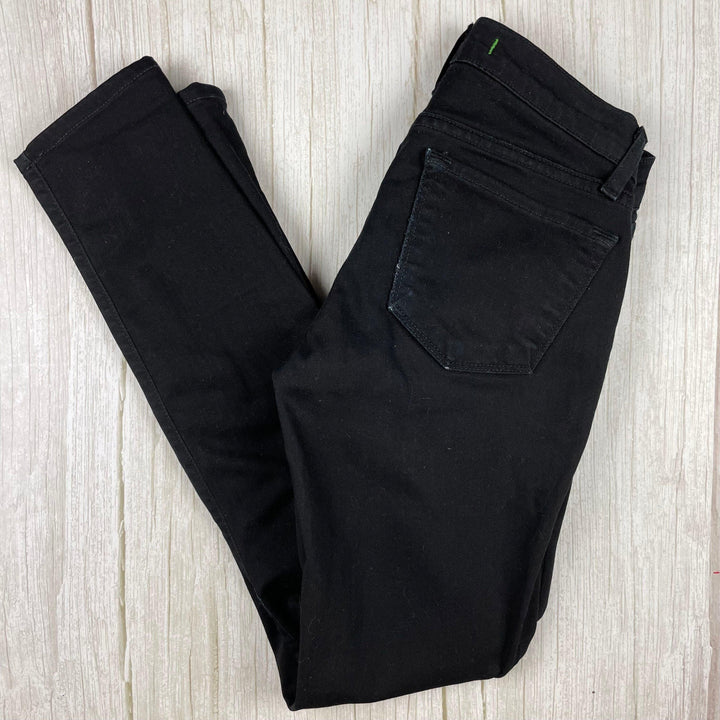 J Brand 'Shadow' Black Stretch Skinny Jeans- Size 24 - Jean Pool