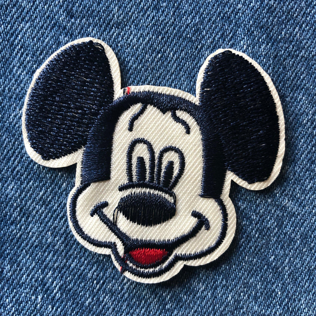 Happy Mickey - Embroidered Cloth Patch-Jean Pool