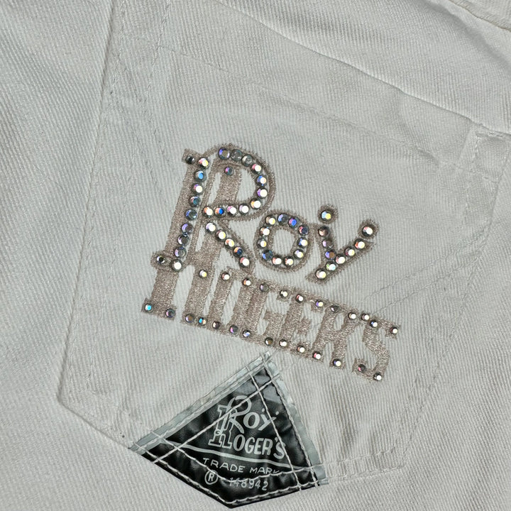 NWT- Roy Rogers Italian Ladies Logo Pocket Boyfriend Jeans - Size 31 - Jean Pool