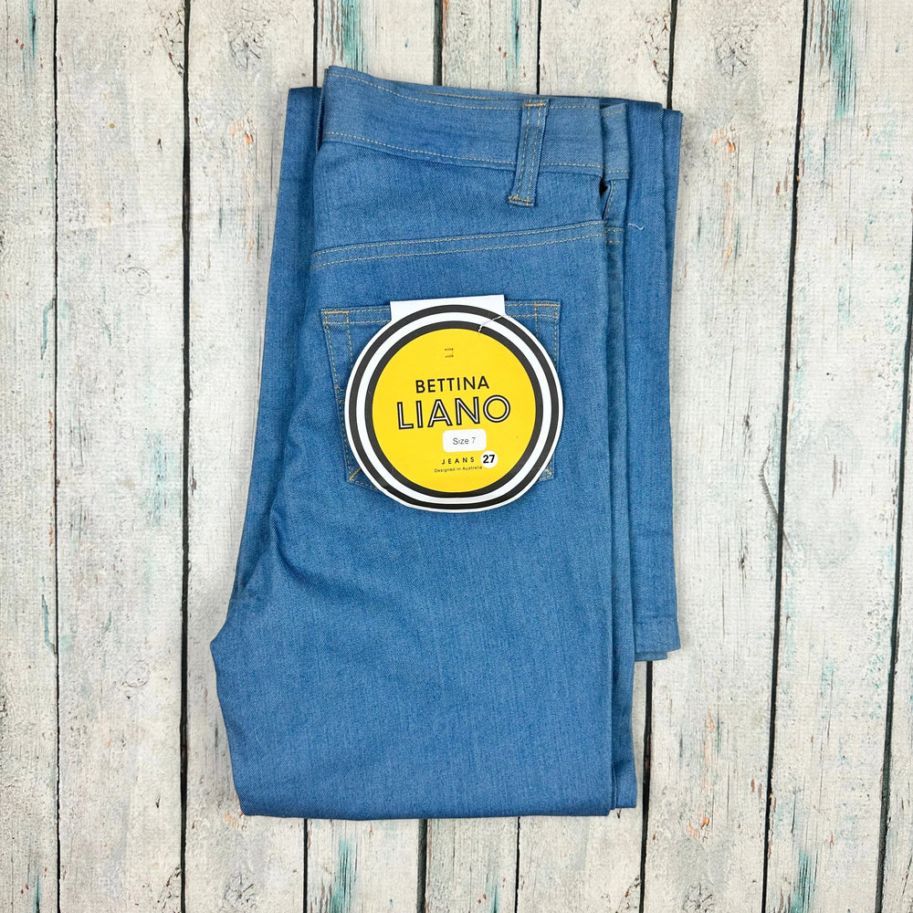 NWT - Bettina Liano Australian Made 'Mary Jean' Flared Jeans- Size 10 - Jean Pool