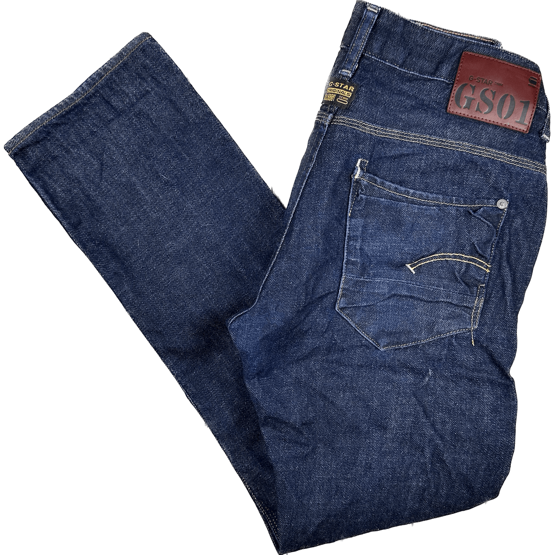 G Star RAW Mens 'New Radar Slim DT' Jeans -Size 31/32 - Jean Pool