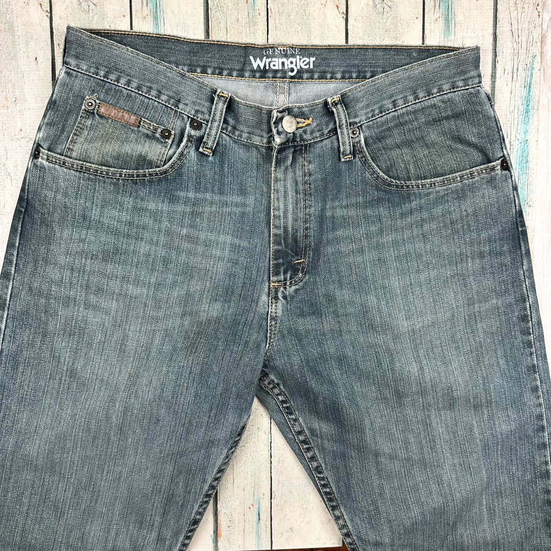 Wrangler Mens Classic Straight Leg Jeans - Size 32/32 - Jean Pool
