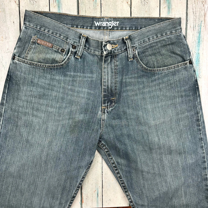 Wrangler Mens Classic Straight Leg Jeans - Size 32/32 - Jean Pool