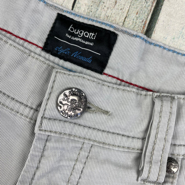 Bugatti Italian Regular Fit Grey Jeans -Size 30 Short - Jean Pool