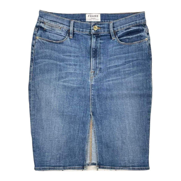 Frame USA Made Stretch Denim Jeans Skirt - Size 30 - Jean Pool