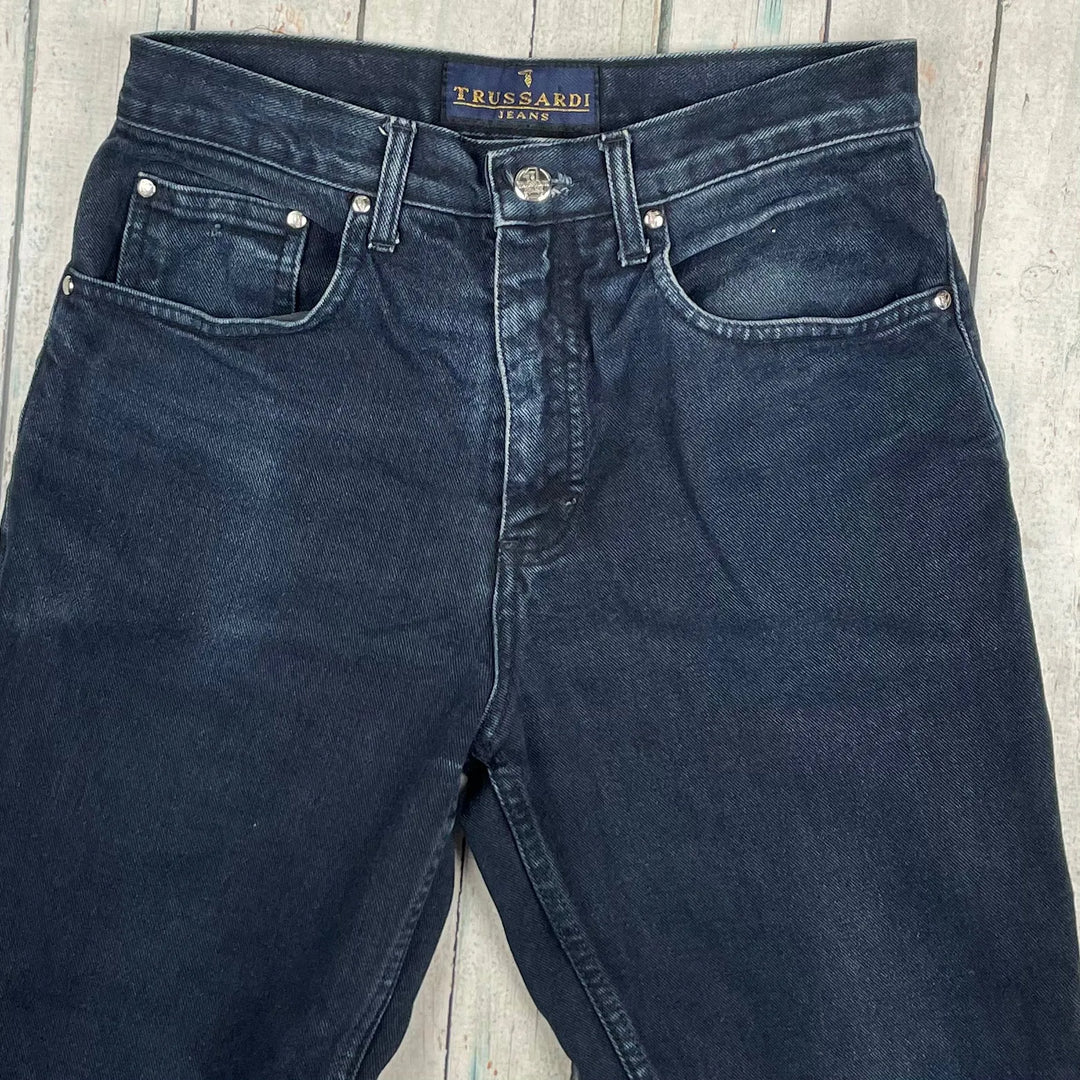 Trussardi Jeans - Vintage Italian Made High Rise Crop Jeans -Size 29 Suit 8/9AU - Jean Pool