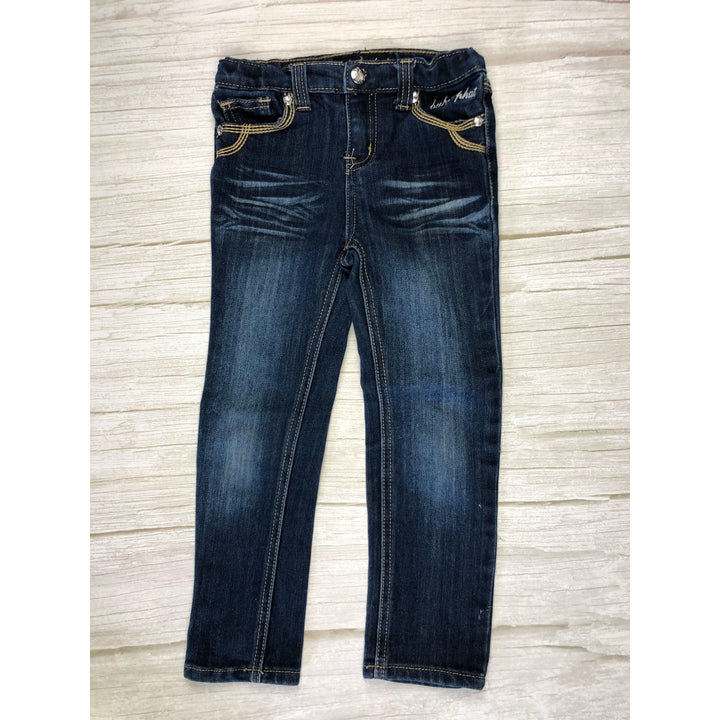 Baby Phat Girls Embroidered Logo Pocket Jeans - Size 4-Jean Pool