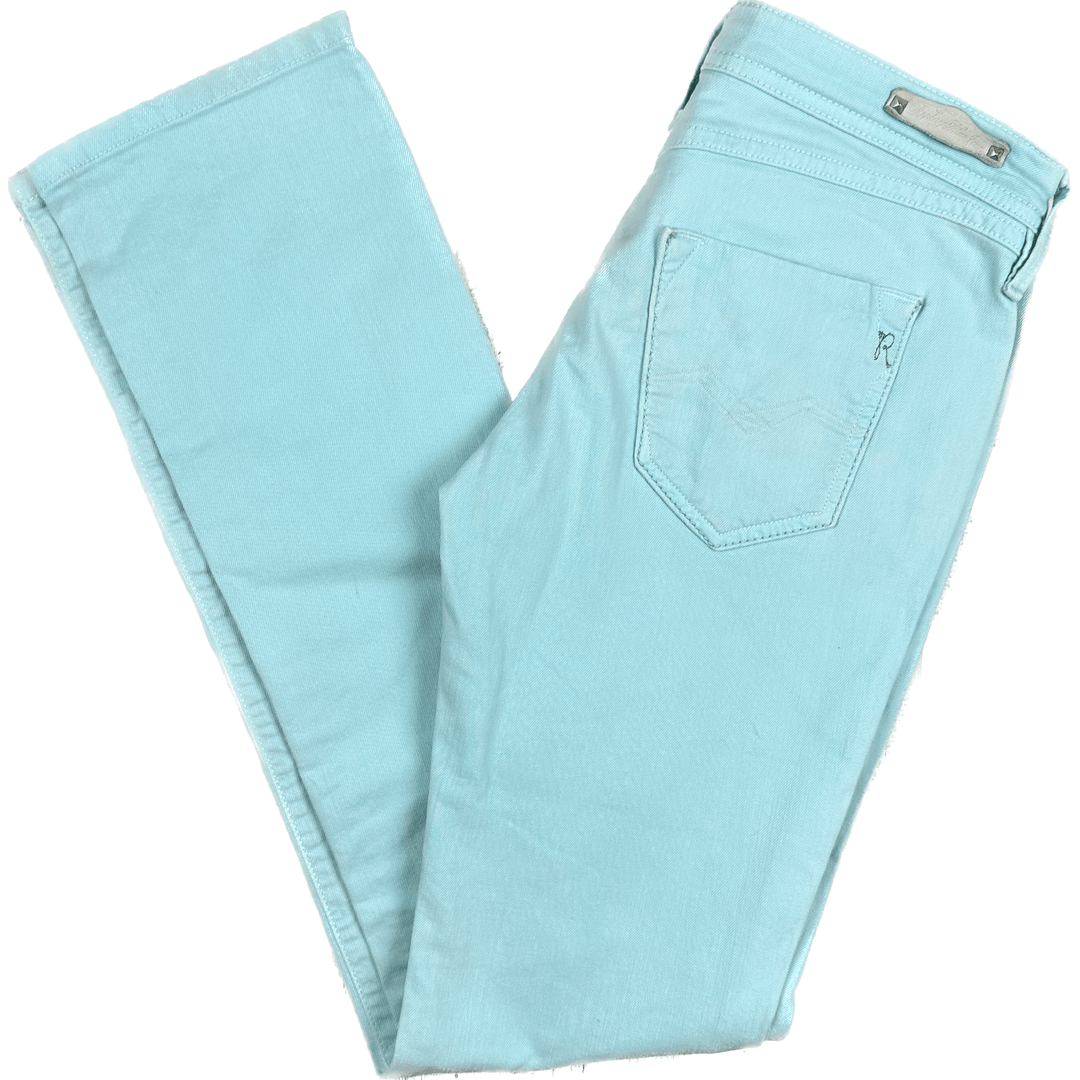 Replay Ladies 'Ruzgar' Aqua Slim Fit Jeans- Size 27/32 - Jean Pool