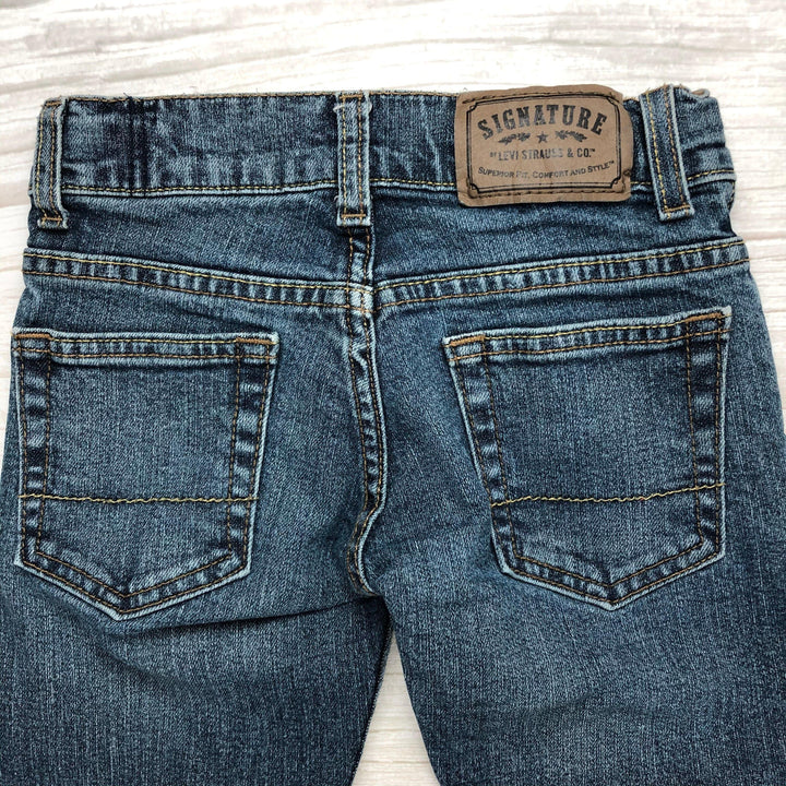 Levis Signature Classic Slim Straight Kids Jeans - Size 6Y - Jean Pool