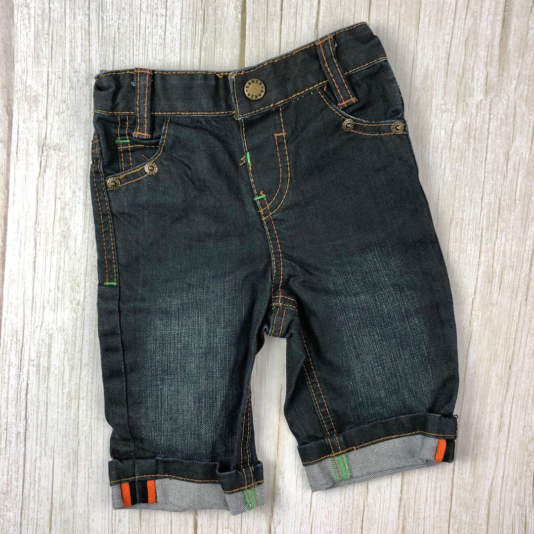 Ted Baker Boys Denim Turn up Jeans - Size 3/6M-Jean Pool