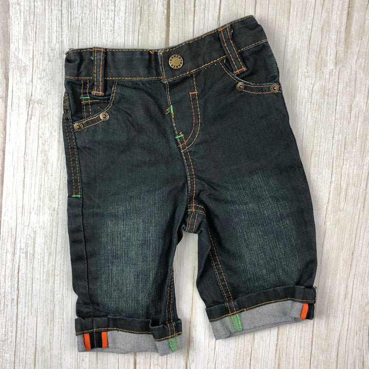 Ted Baker Boys Denim Turn up Jeans - Size 3/6M-Jean Pool