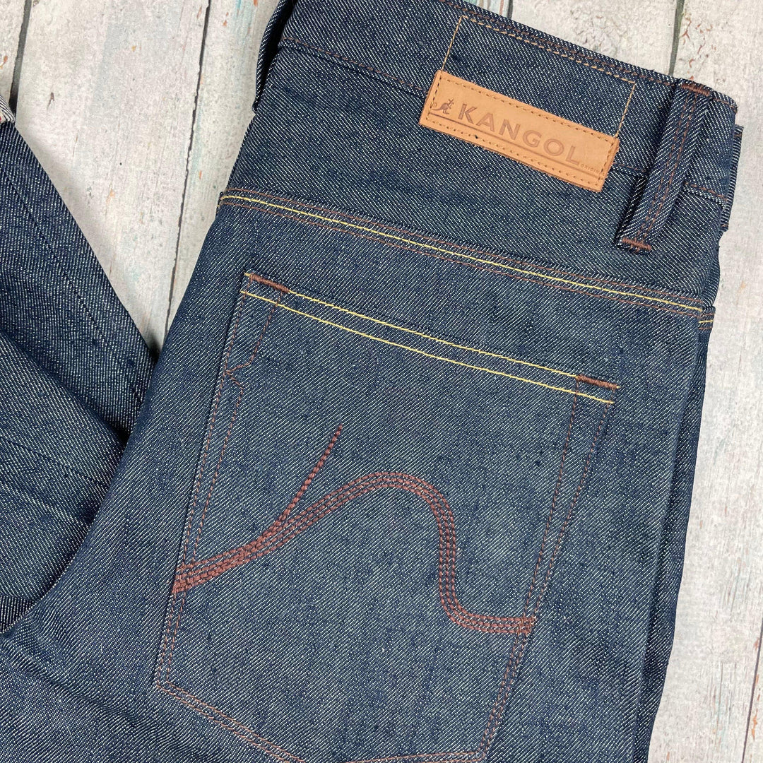 Kangol Indigo Selvedge 'Skinny Fit' Jeans - Size 30 - Jean Pool