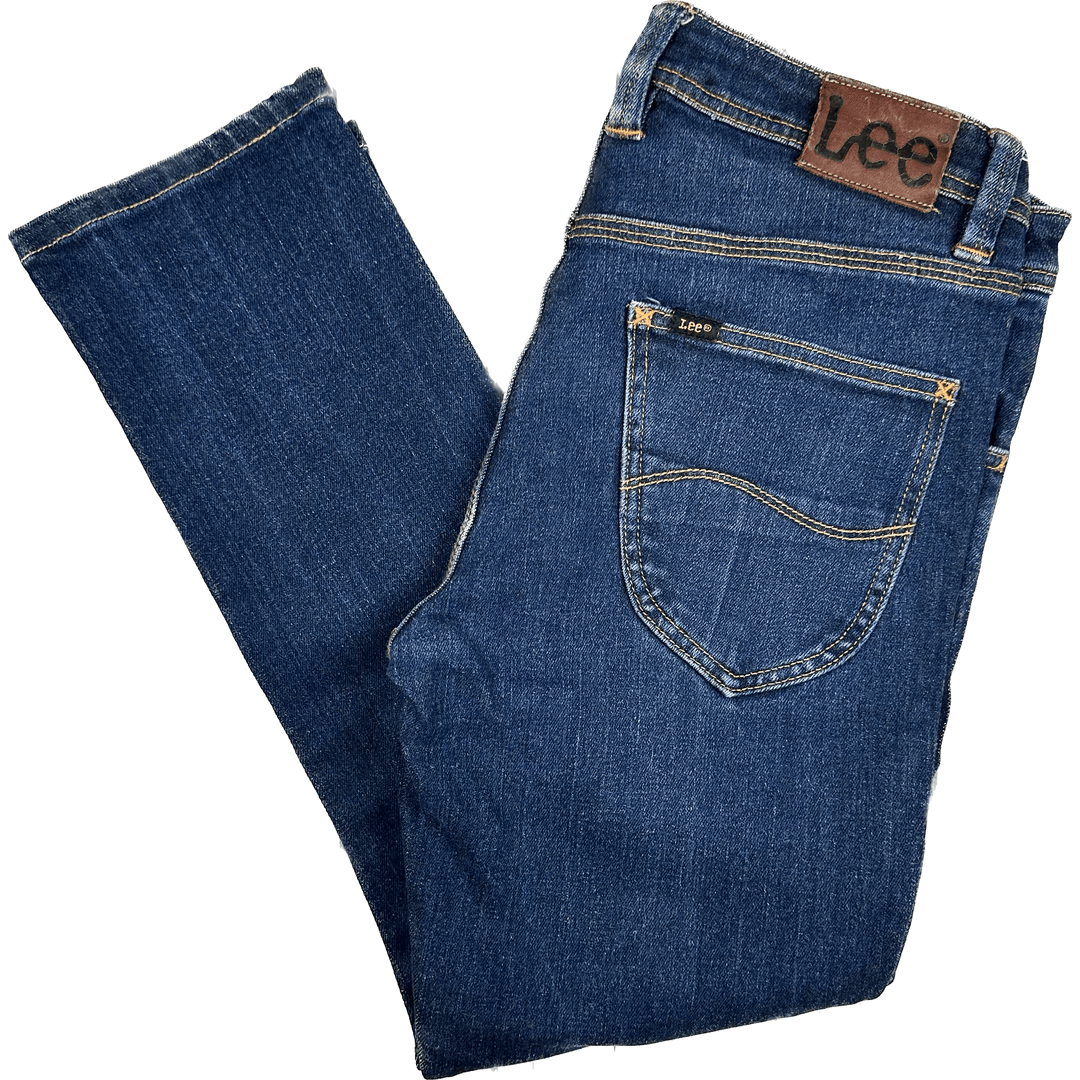 Lee Mens 'L1 Stovepipe' Stretch Jeans - Size 32 Short - Jean Pool