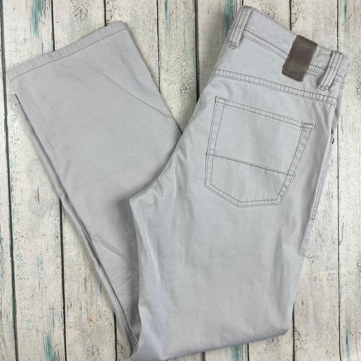 Bugatti Italian Regular Fit Grey Jeans -Size 30 Short - Jean Pool