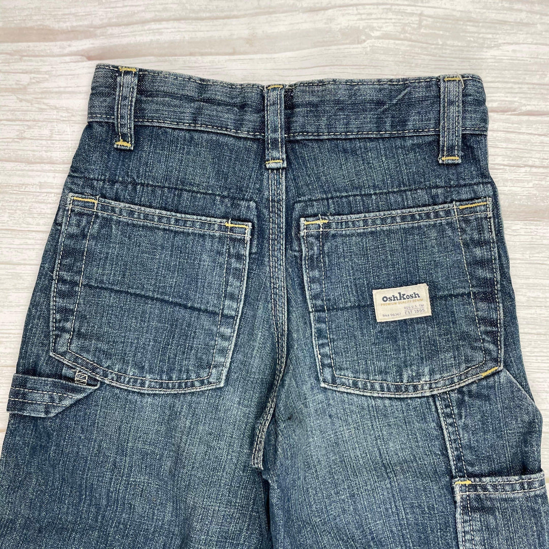 Osh Kosh Kids Denim Carpenter Jeans - Size 4R - Jean Pool