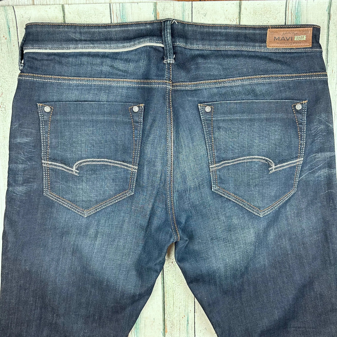 Mavi Jeans Slim Straight Leg 'Marcus' Jeans -Size 36 Long - Jean Pool