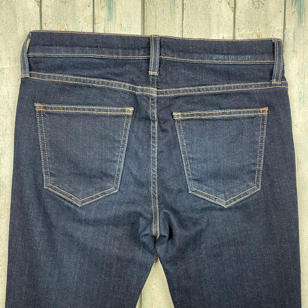 Current/Elliot 'The Straight Leg' Dark Wash Jeans- Size 27 - Jean Pool