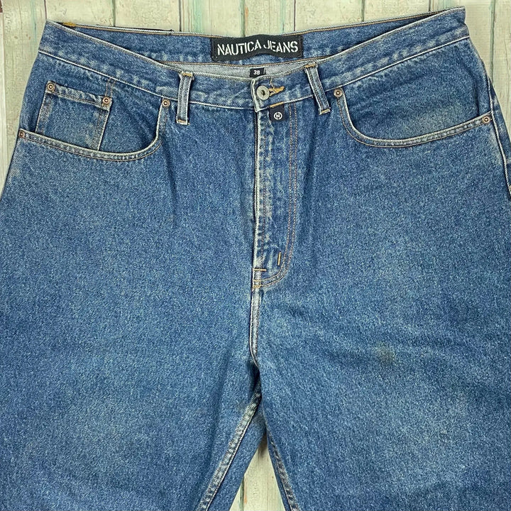 Nautica Mens Classic Easy Fit Jeans- Size 38 - Jean Pool