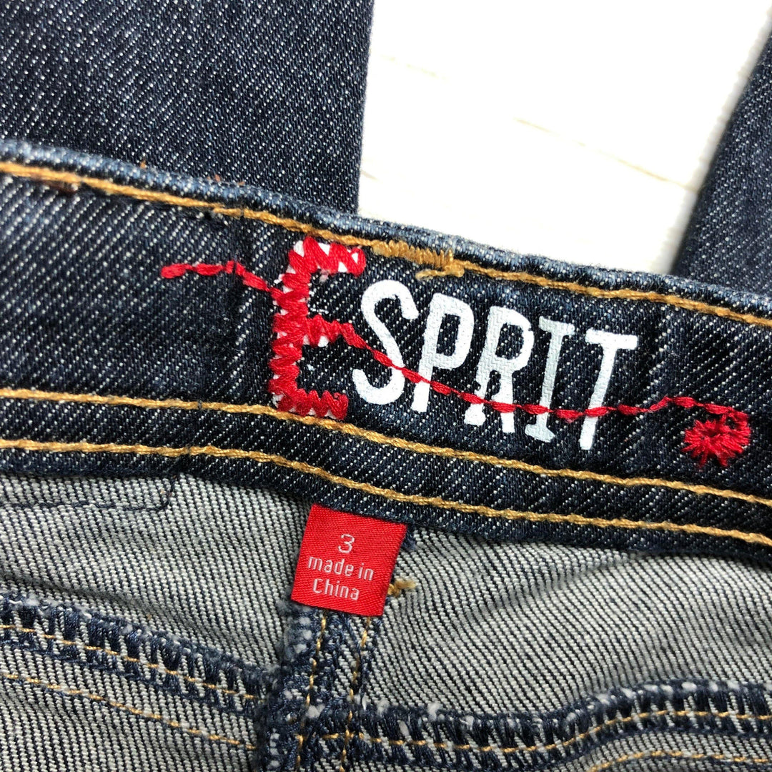 Esprit Slim Straight Kids Stretch Denim Jeans - Size 3Y-Jean Pool