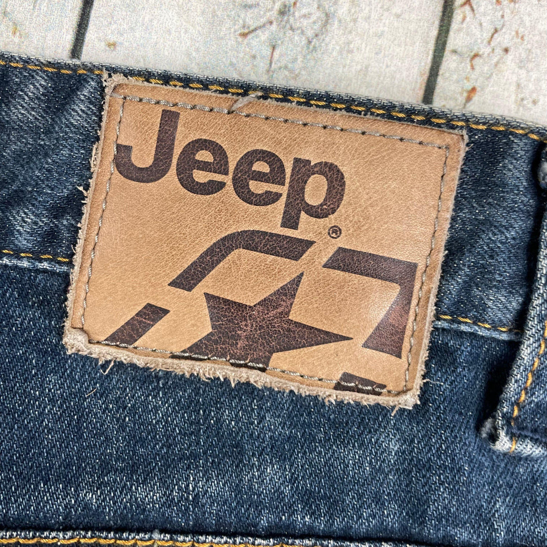 Jeep Classic Fit Straight Leg Jeans - Size 32 - Jean Pool