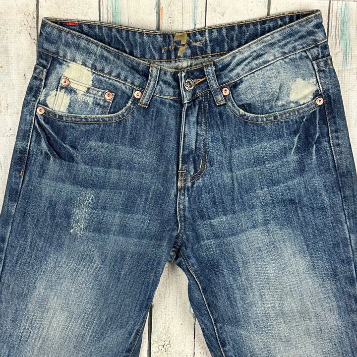 NEW- 7 for all Mankind Mid Rise Bootcut Jeans Size- 26 - Jean Pool