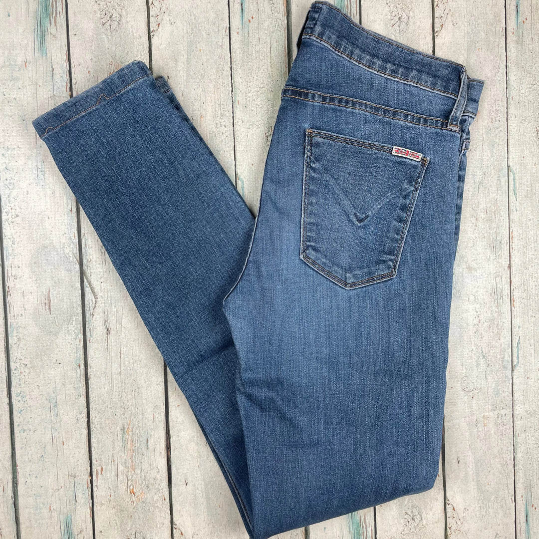 Hudson USA 'Nico' Mid Rise Skinny Distressed Jeans - Size 27 - Jean Pool