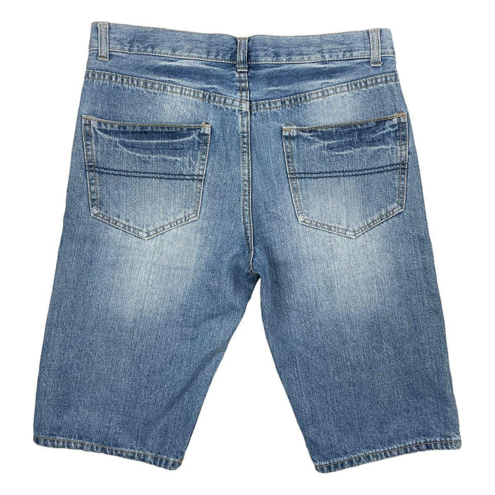 Shane Warne Spinners - Mens Classic Denim Shorts -Size 30 - Jean Pool