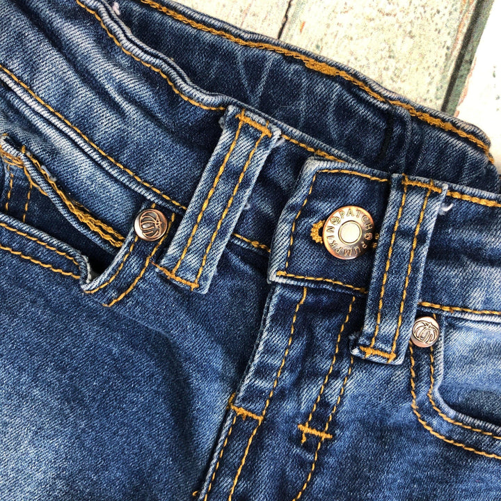 Pumpkin Patch Distressed Denim Baby Jeans - Size 0-3M-Jean Pool