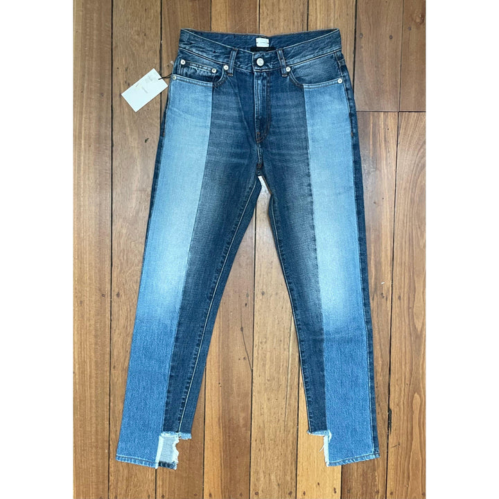 NWT -Covert Made in Italy Patched Jeans RRP $325.00 -Size 27 - Jean Pool