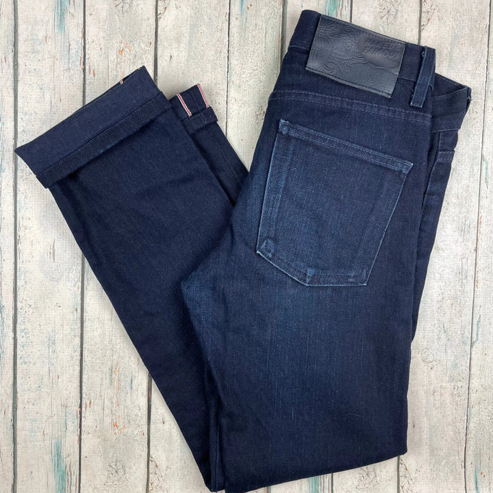 Naked & Famous Indigo Stretch Selvedge 'Super Skinny Guy' Jeans Made in Canada - Size 29 - Jean Pool