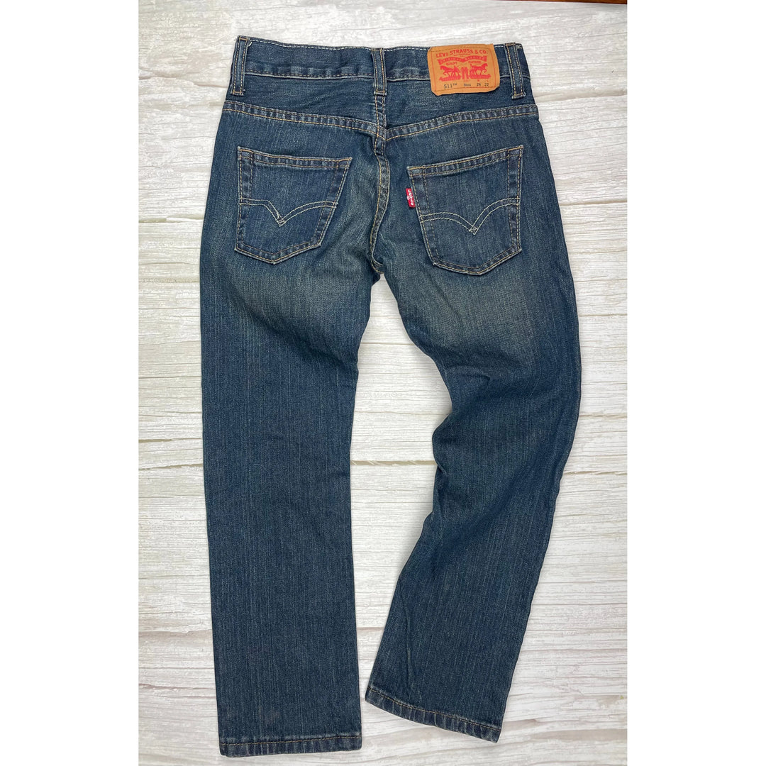 Levis Kids 511 Stretch Skinny Jeans - Size 8Y - Jean Pool