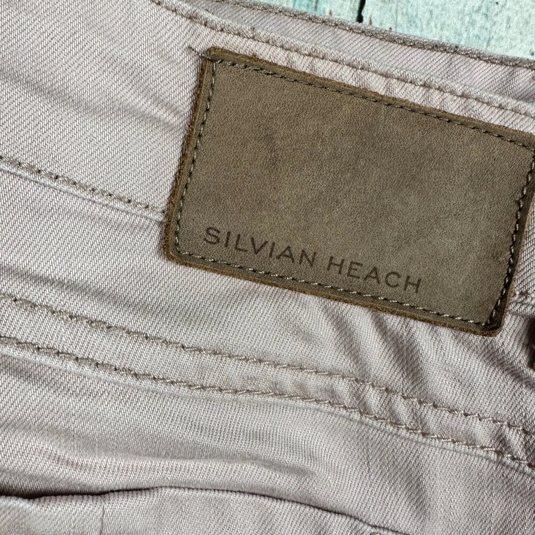 Silvian Heach Italian Blush Pink Jeans- Size 12 - Jean Pool