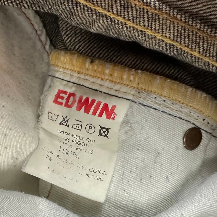 Edwin Japanese Denim- 'ED47' Rainbow Selvedge Mens Jeans -Size 32 - Jean Pool