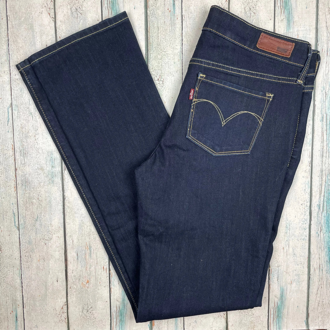 Levis Slight Curve Modern Rise Straight Jeans Size 28 10AU Jean Pool