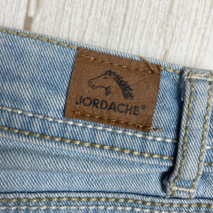 Girls Jordache Embroidered Denim Shorts - Size 5 Years - Jean Pool
