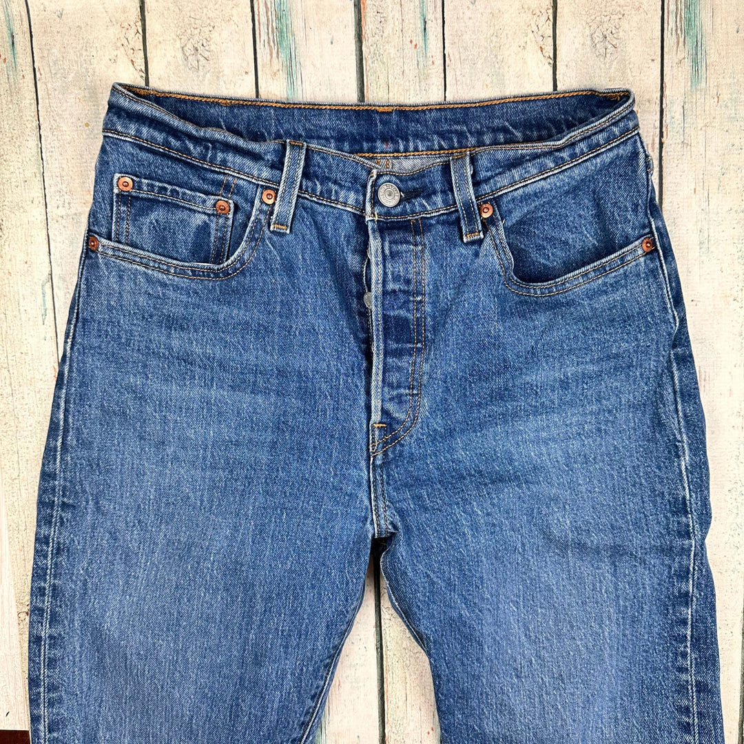 Levis Denim Classic 501 Button Fly Jeans - Size 28/30 - Jean Pool