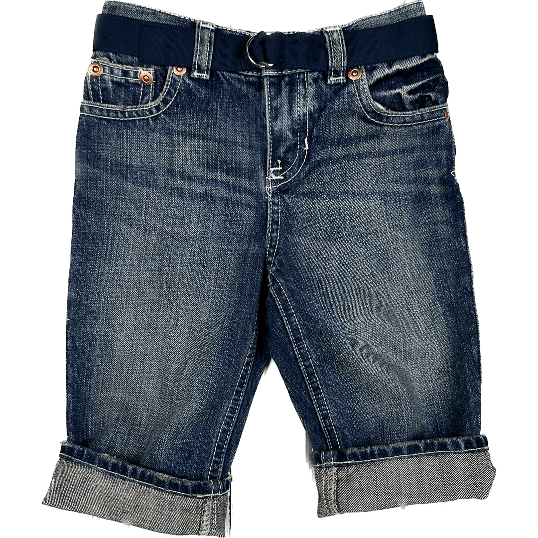 NEW- Ralph Lauren Straight Leg Denim Baby Jeans - Size 12M - Jean Pool