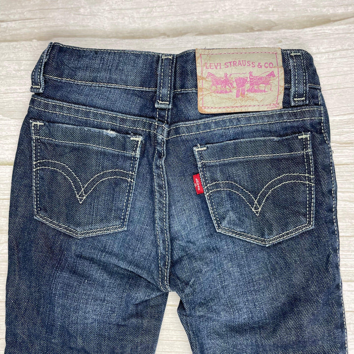 Girls Stretch Skinny Levis Jeans - Size 4 - Jean Pool