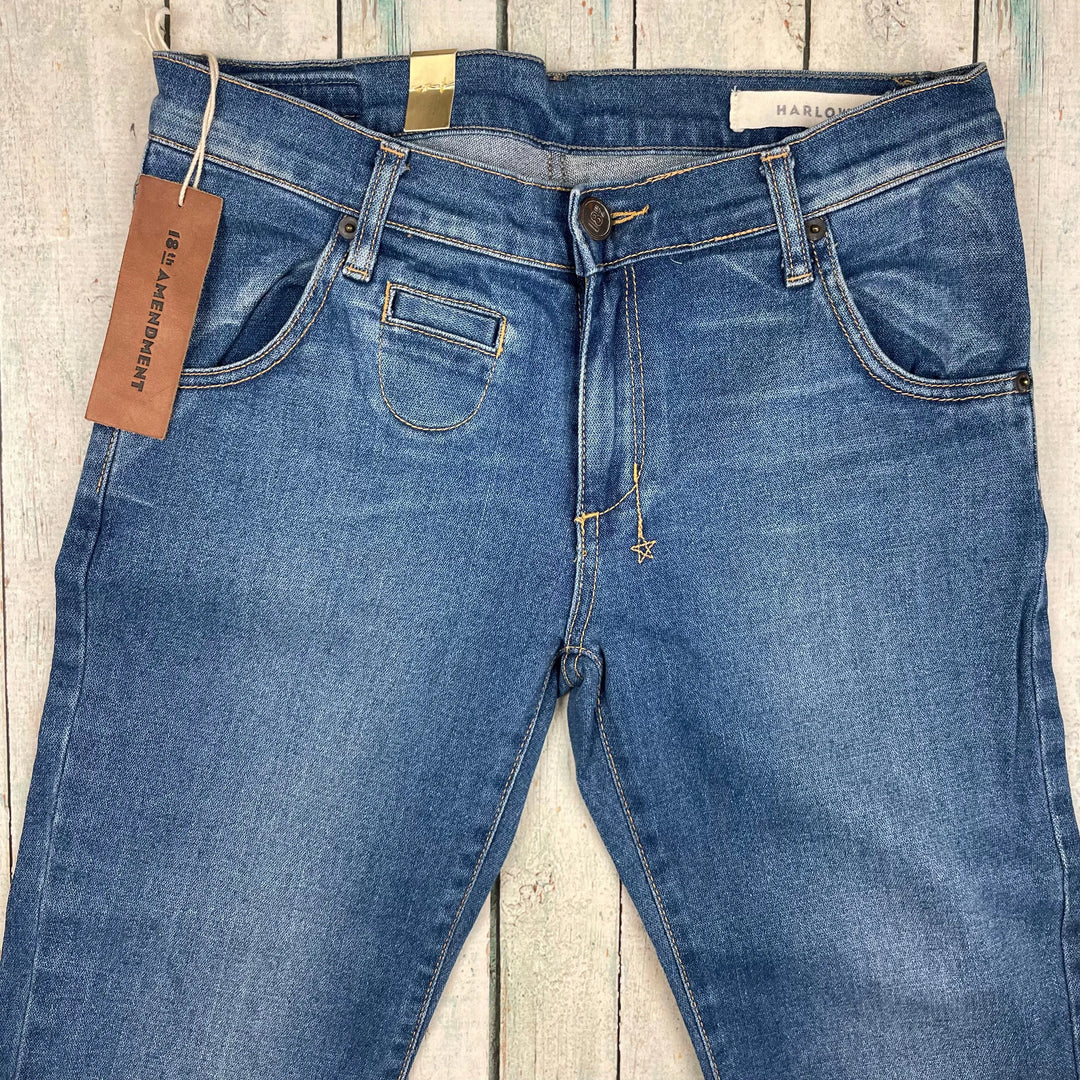 NWT- 18th Amendment 'Harlow' 70's Style Low Rise Bell Bottom Jeans- Size 29 - Jean Pool