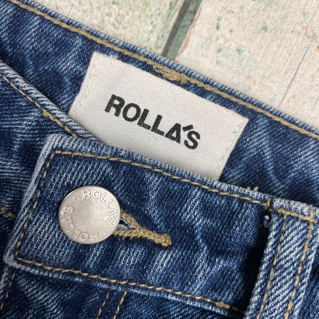 Ladies Rollas 'High Mini' Denim Skirt - Size 26" or 8AU - Jean Pool