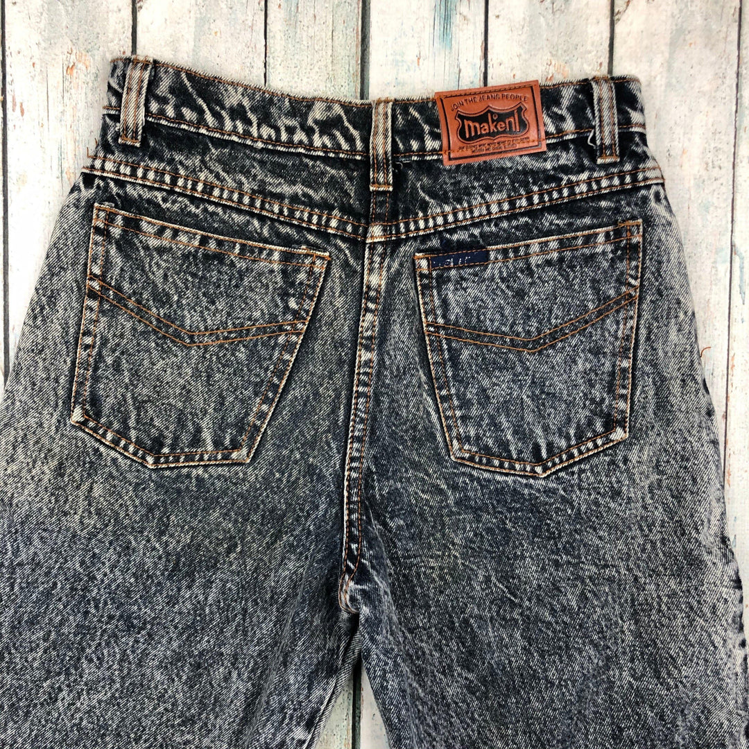 Vintage 80's Classic Kids Acid Wash Makeni Denim Jeans Size- 10/12 - Jean Pool