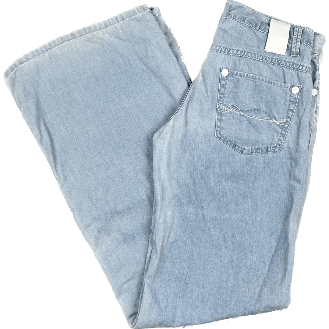 Max & Co Wide Leg Lightweight Flared Jeans -Size 25 - Jean Pool