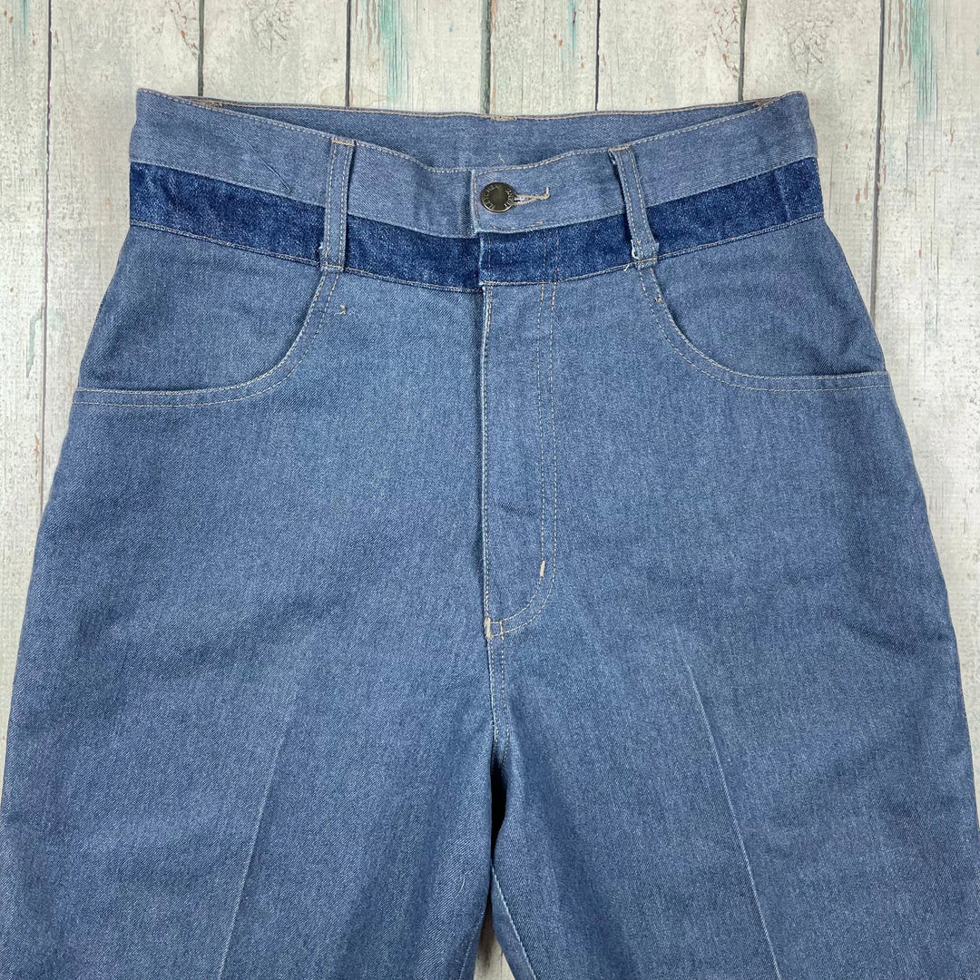 70's/80's Australian Made Fletcher Jones Woman Vintage Jeans - Suit Size 8/10 - Jean Pool