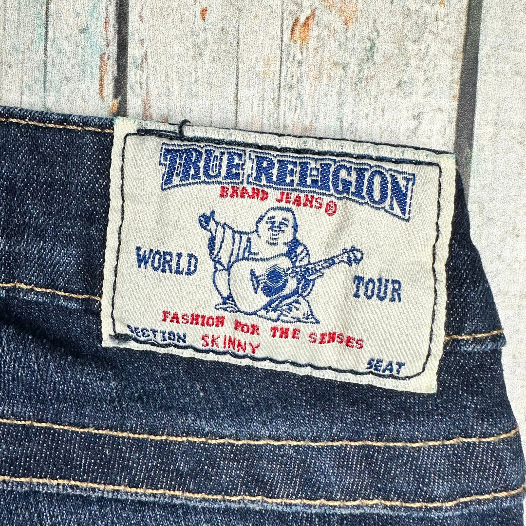 True Religion 'Skinny' Flap Pocket Jeans- Size 23 - Jean Pool